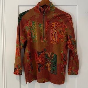 Emmegi Vintage Multicolor Quarterzip